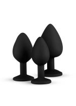 Plug-Diamond Plug Set-Black - obrazek 4