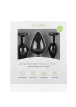 Plug-Diamond Plug Set-Black - obrazek 6