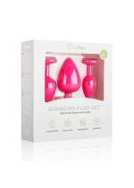 Plug-Diamond Plug Set-Pink - obrazek 6