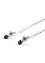 Stymulator-Big Nipple Clamps With Chain - obrazek 3