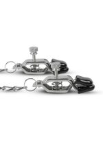 Stymulator-Big Nipple Clamps With Chain - obrazek 5