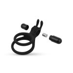 Share Ring - Double Vibrating Cock Ring with Rabbit Ears - obrazek 8