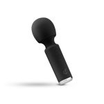 Mini Vibe Wand Vibrator - Black - obrazek 3