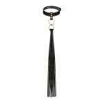Rosy Gold - Collar with Flogger - Black