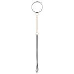 Rosy Gold - Collar with Leash - Black - obrazek 4