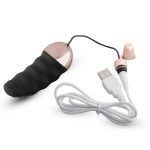 Teazers Ribbed Vibrating Egg With Remote Control - obrazek 9