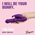 Teazers Silicone Rabbit Vibrator - Purple - obrazek 10