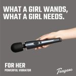 Black Lightning Wand Vibrator - obrazek 13