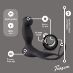 Teazers Cock & Ball Ring Prostate Vibrator with Remote Control - obrazek 15