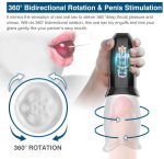 Head Rotating Stimulating Masturbator - obrazek 8