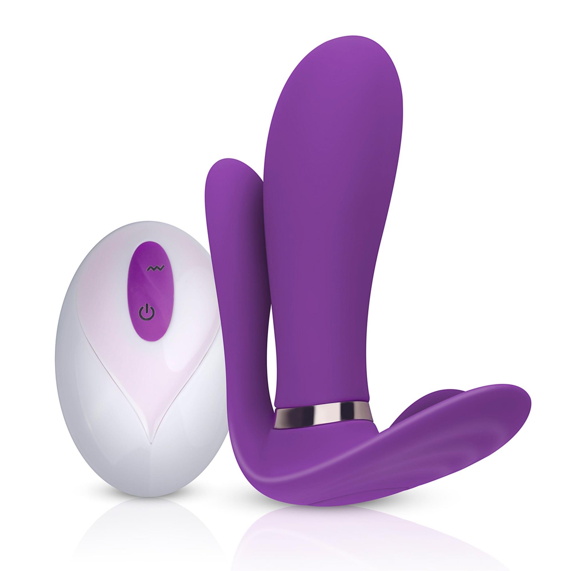 56-1007-2 Remote wearable vibrator PURPLE - obrazek 1