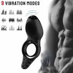 Remote powerful Tognue simulate cock ring - obrazek 20