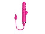 Tongue licking Triple Stimulation Thrusting Vibrator - obrazek 3