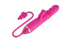 Tongue licking Triple Stimulation Thrusting Vibrator - obrazek 9