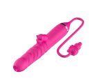Tongue licking Triple Stimulation Thrusting Vibrator - obrazek 12