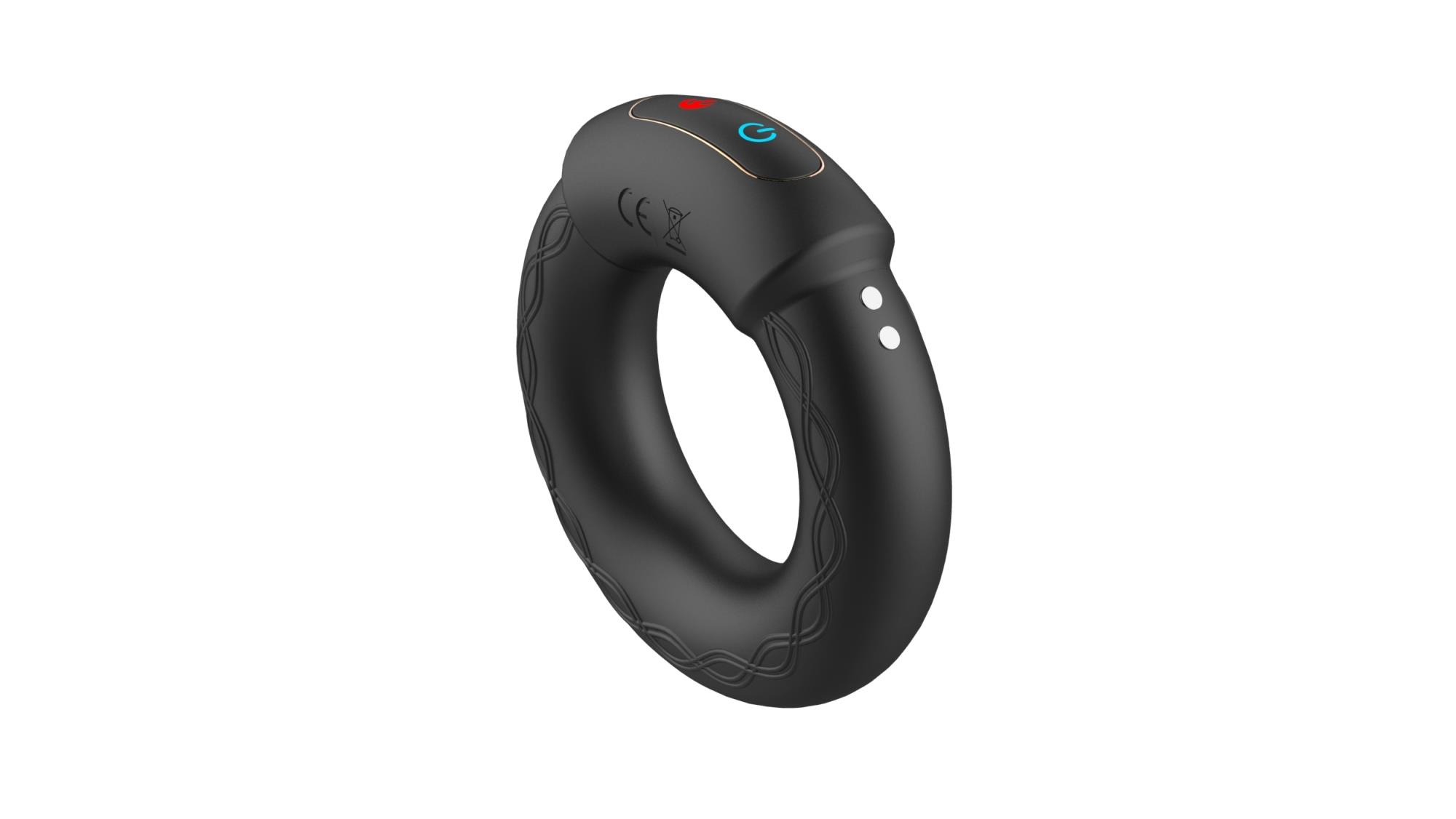 56-1091 Vibrating Penis Ring with heating function - obrazek 1