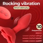 Rose rotating anal plug - obrazek 14