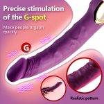 Realistic Vibrator PURPLE - obrazek 10