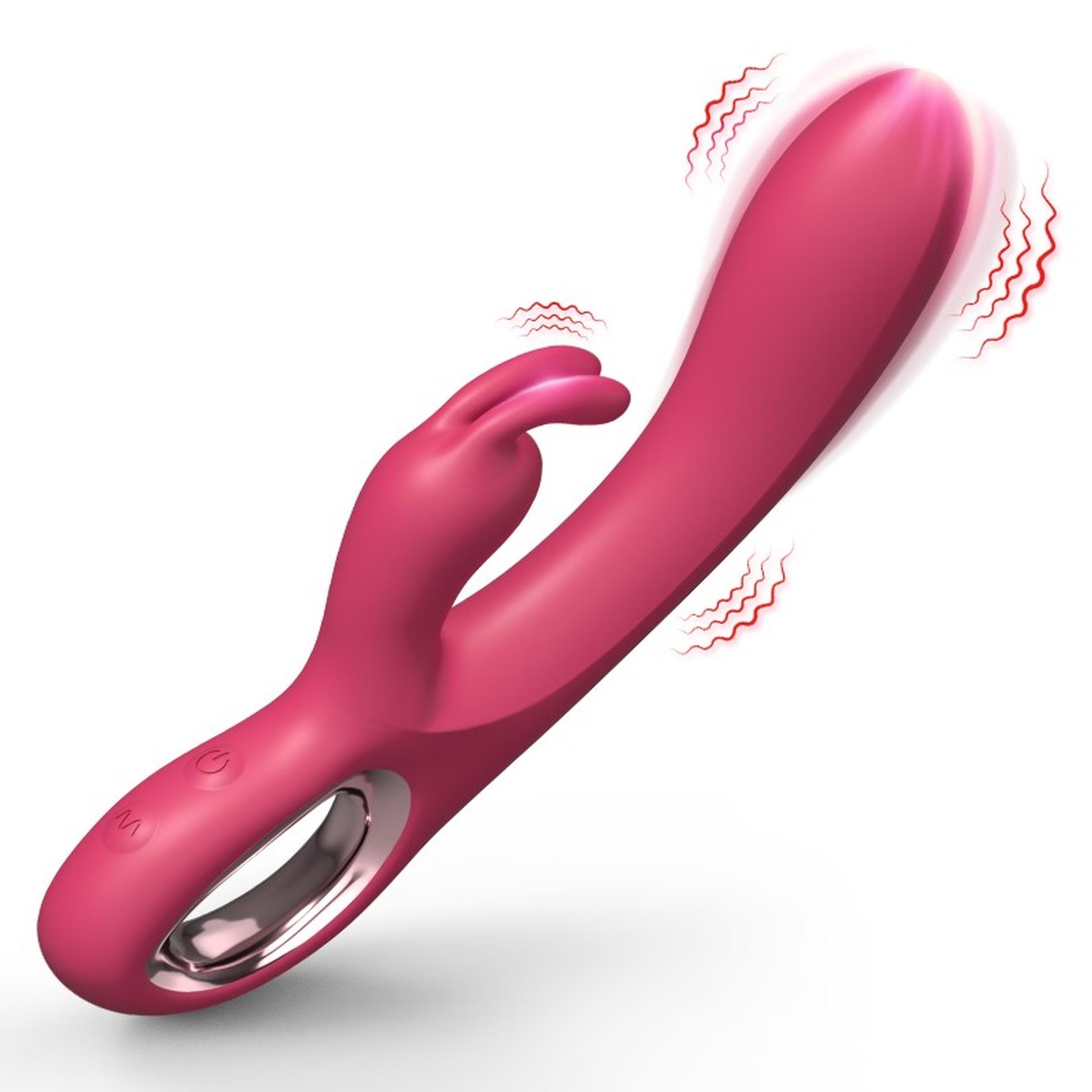 56-3021 Rabbit vibrator PINK - obrazek 1