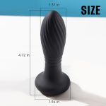 Lighting anal plug black - obrazek 3