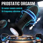 Lighting anal plug black - obrazek 6