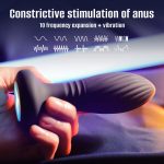 Lighting anal plug black - obrazek 8