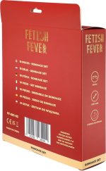 Fetish Fever - Bondage Set - 10 pieces - Red/Black - obrazek 3