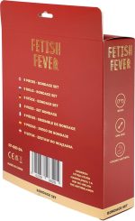 Fetish Fever - Bondage Set - 9 pieces - Red/Black - obrazek 3