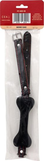 Fetish Fever - Bone Gag - Black - obrazek 3