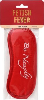Fetish Fever - Eye Mask - Be Noughty - Red - obrazek 2