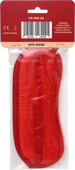 Fetish Fever - Eye Mask - Be Noughty - Red - obrazek 3