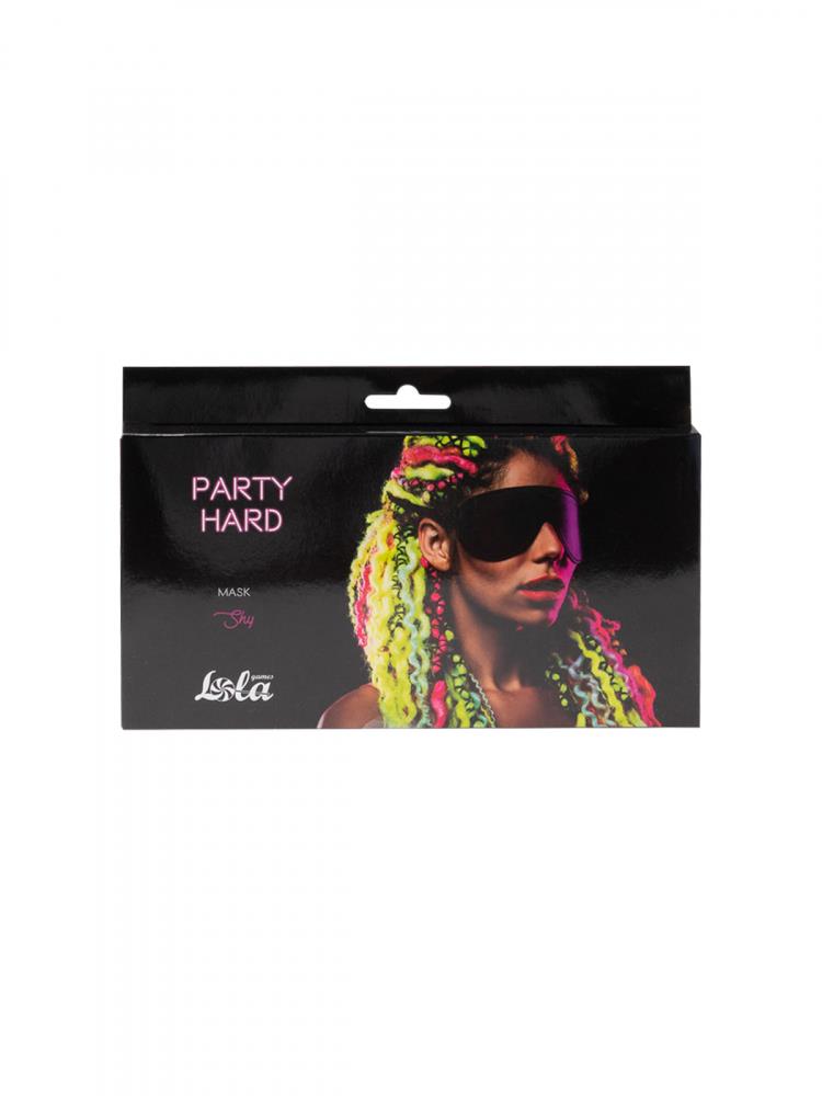 57-1141-03 Mask Party Hard Shy Black - obrazek 1