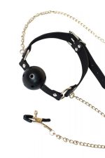 Ball Gag with nipple clamps Party Hard Gratitude - obrazek 3