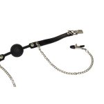Ball Gag with nipple clamps Party Hard Hentai - obrazek 2