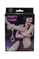 Kajdanki-Silicone Leggings Party Hard Limitation Pink - obrazek 4