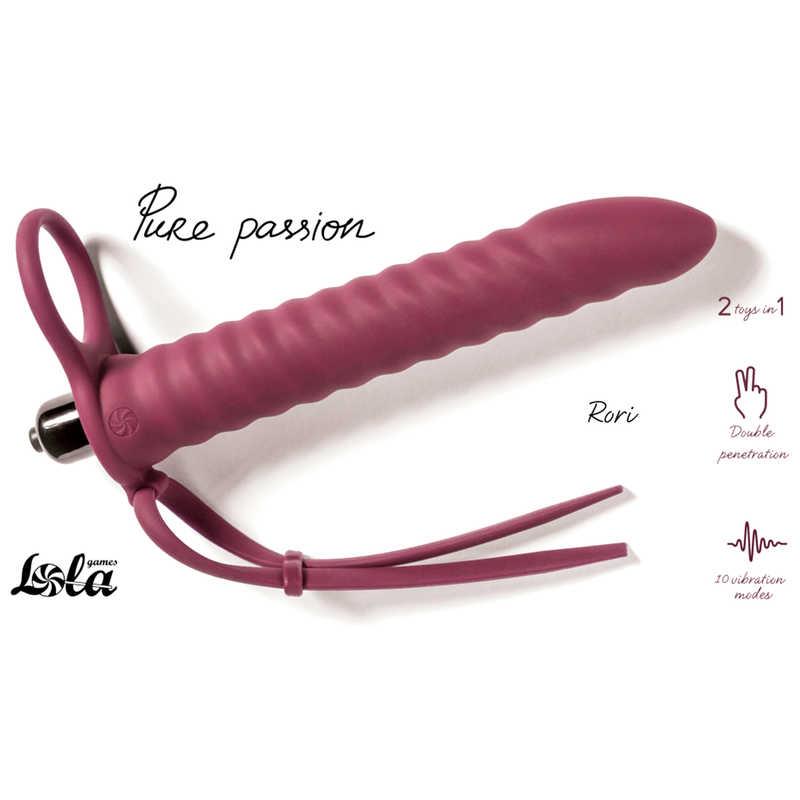 57-1205-02 Strap-on Pure Passion Rori Wine Red - obrazek 1