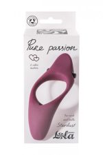 Pierścień-Erection Vibroring Pure Passion Stardust Wine Red - obrazek 5