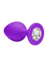 Plug-Anal Plug Emotions Cutie Small Purple clear crystal - obrazek 3