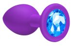 Plug-Anal Plug Emotions Cutie Medium Purple Blue crystal - obrazek 3
