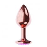 Plug-Butt Plug Diamond Quartz Shine L Rose Gold - obrazek 2