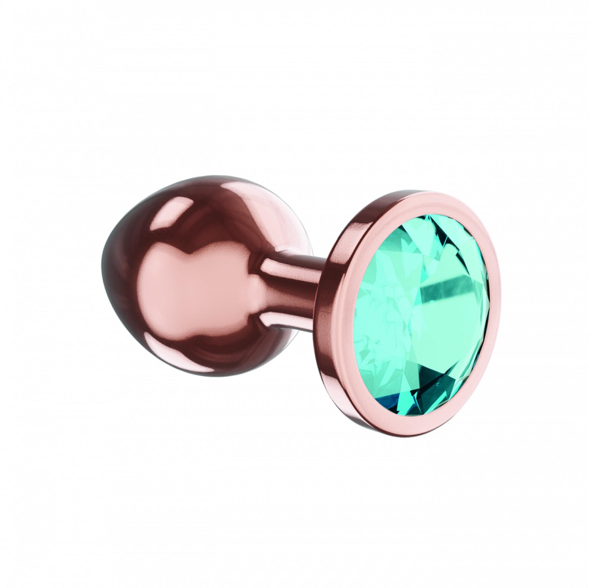 57-4026-02 Plug-Butt Plug Diamond Topaz Shine L Rose Gold - obrazek 1