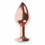 Plug-Butt Plug Diamond Topaz Shine L Rose Gold - obrazek 2