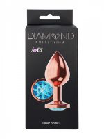 Plug-Butt Plug Diamond Topaz Shine L Rose Gold - obrazek 5