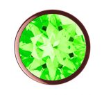 Plug-Butt Plug Diamond Emerald Shine S Rose Gold - obrazek 3