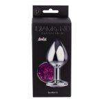 Enlarged Anal Plug Diamond Purple Sparkle XL - obrazek 2