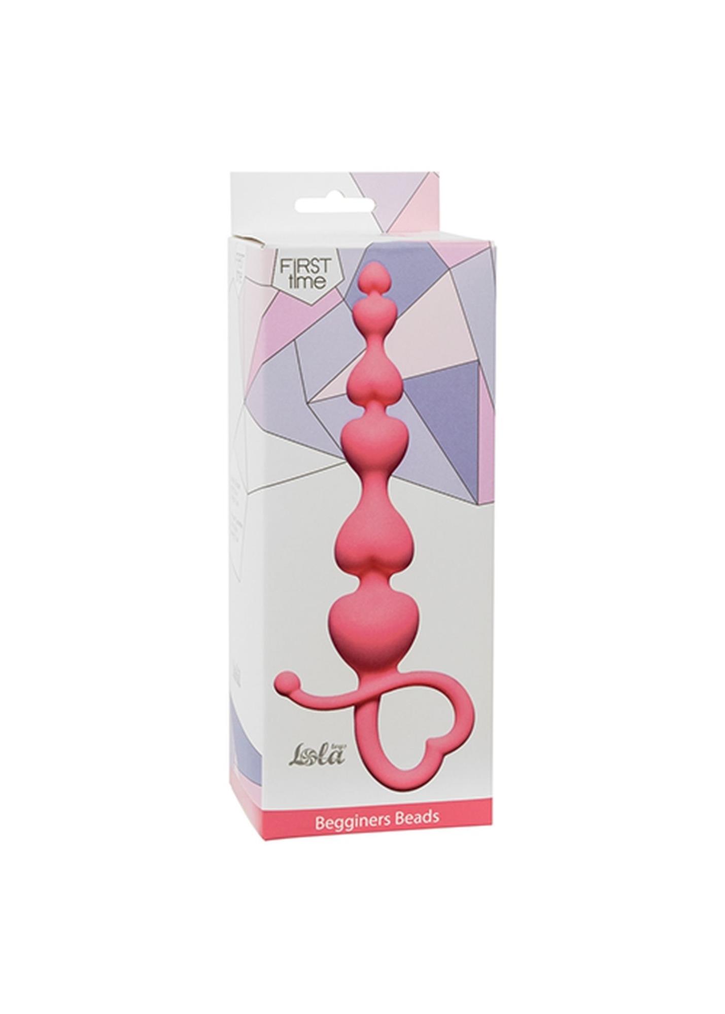 57-4102-01 Plug/kulki-Anal Beads Begginers Beads Pink - obrazek 1