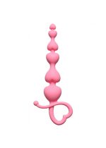 Plug/kulki-Anal Beads Begginers Beads Pink - obrazek 2