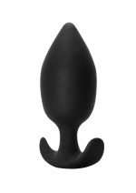 Plug-Anal plug with misplaced center of gravity Spice it up Insatiable Black - obrazek 2