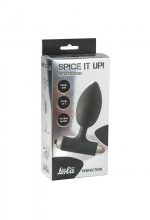 Vibrating Anal Plug Spice it up New Edition Perfection Black - obrazek 3