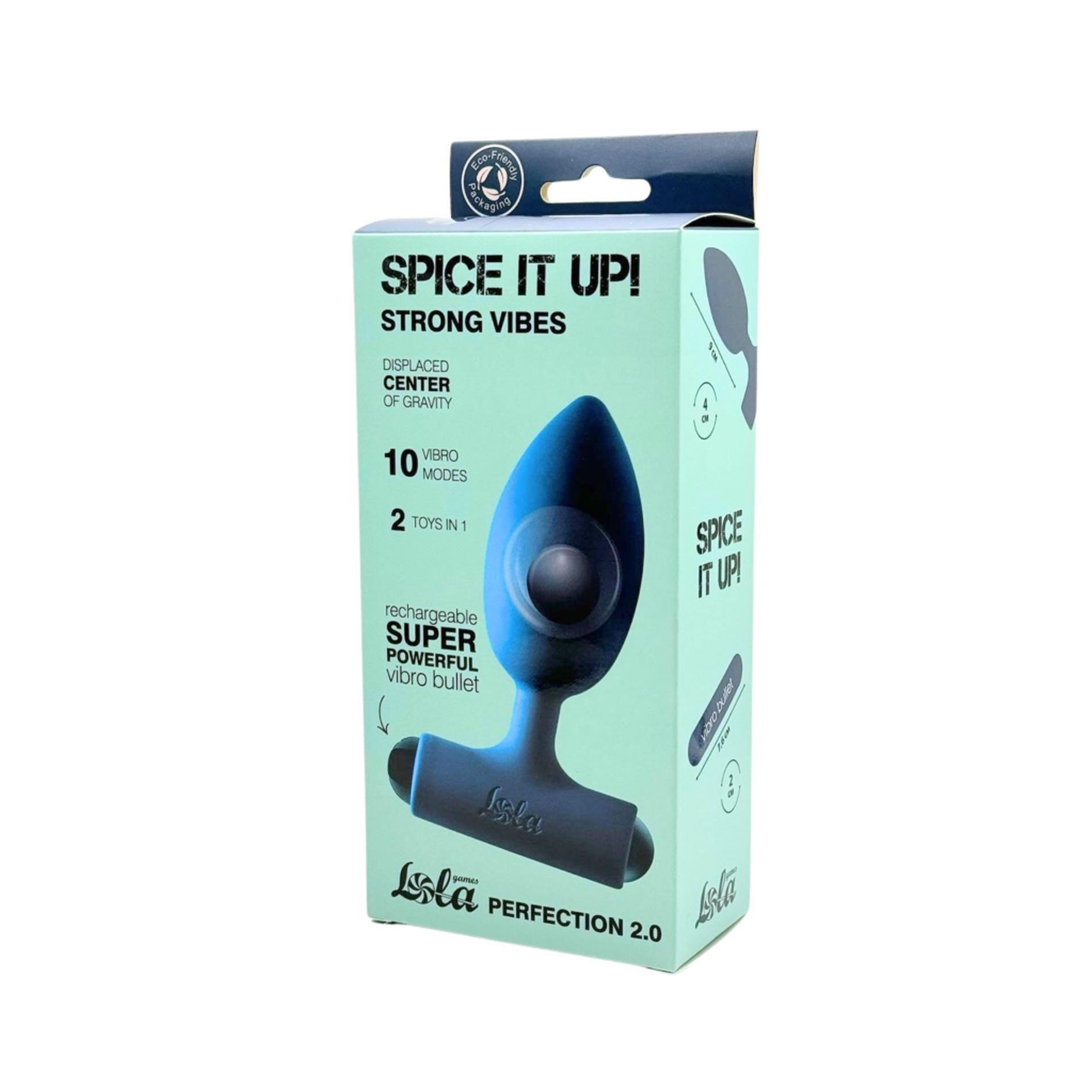 57-8014-05 Anal Plug with Rechargeable Bullet Spice it Up Perfection 2.0 - obrazek 1